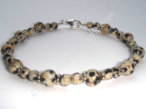 Dalmation Jasper Bracelet